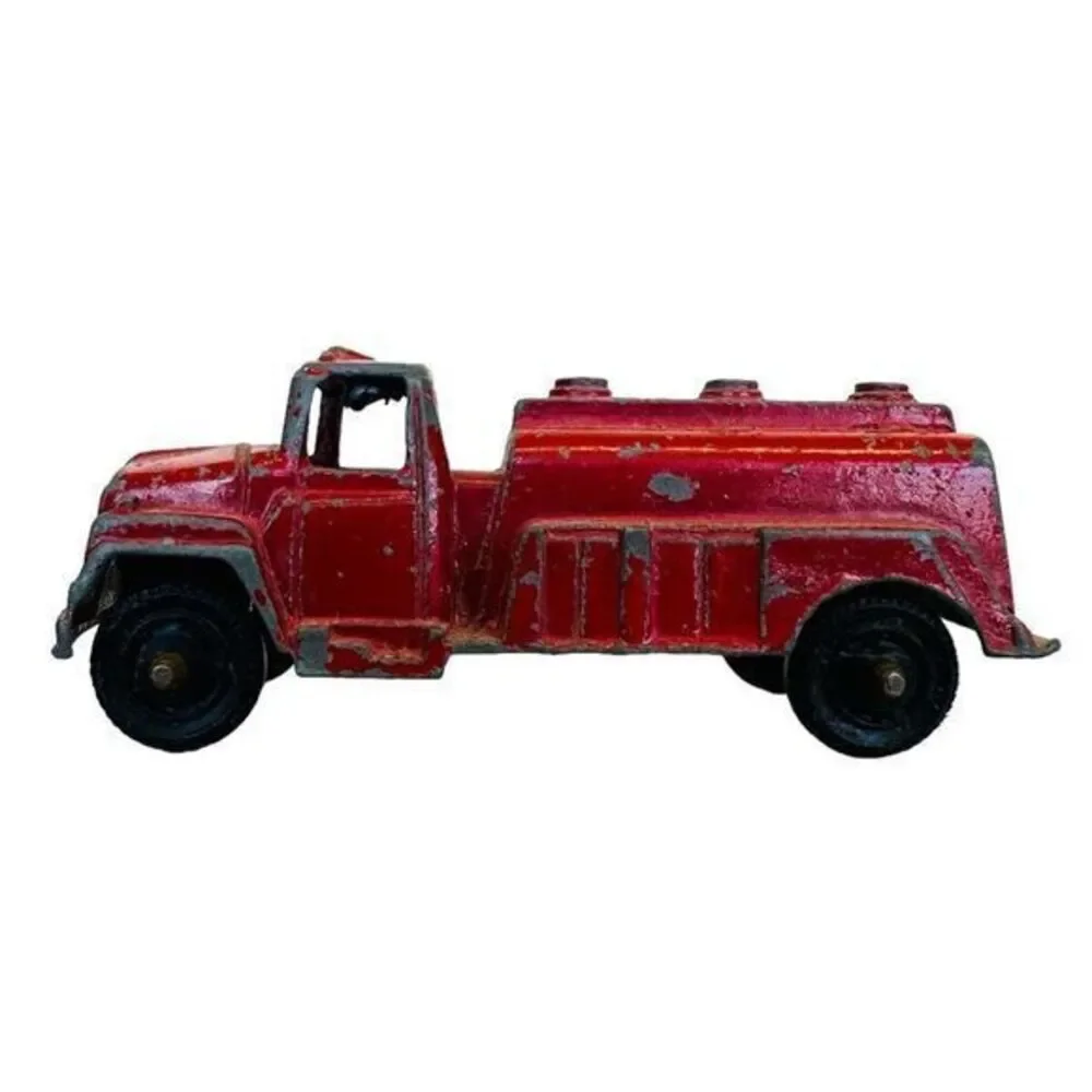TootsieToy Metal Diecast Water Tanker Fire Truck Red Ford GT Race Car Jaguar VTG